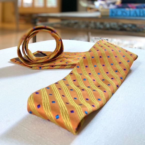 Men’s Perry Ellis Portfolio Neck Tie 100% Silk NWT - Picture 3 of 8